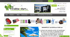 Desktop Screenshot of krabbendam-kadoverpakking.nl